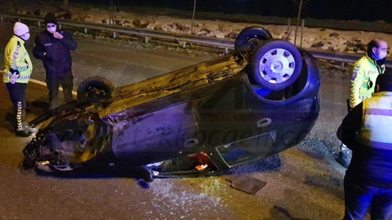 Başiskele’de Feci Kaza; Yaralılar Var