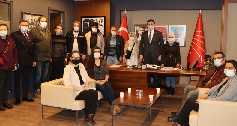 Migros Depo İşçilerinden CHP’ye Ziyaret