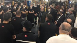 Lastik-iş Genel Başkanı Sarı, Prometeon Çalışanlarıyla Buluştu