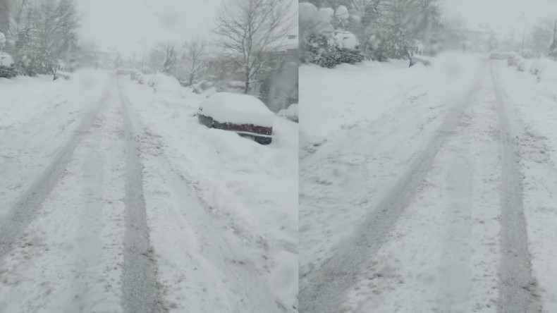 Başiskele’de Kar Çilesi; Vatandaş İsyan Etti
