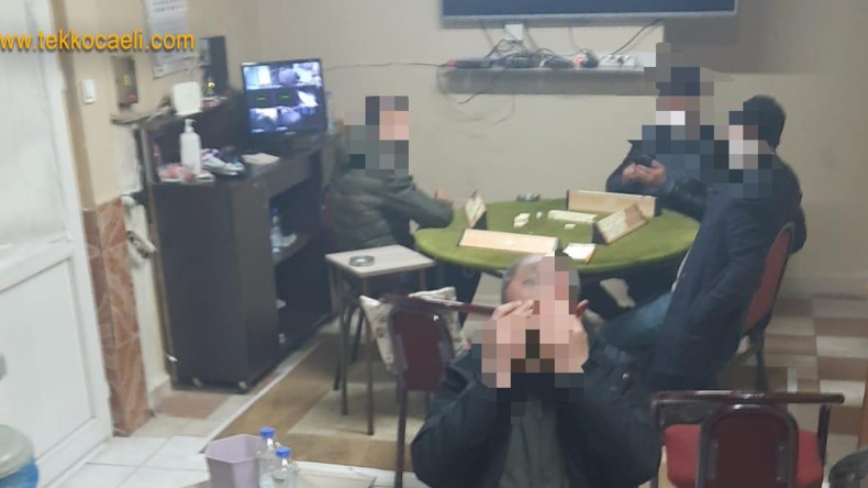 Sokağa Çıkma Kısıtlamasında Kumara Baskın