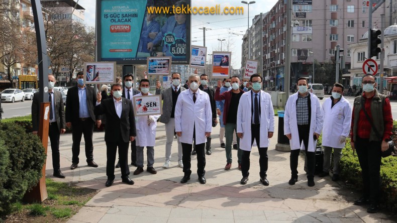 Beyaz Önlükleriyle Sahaya İndiler; Esnaflara Uyarı..