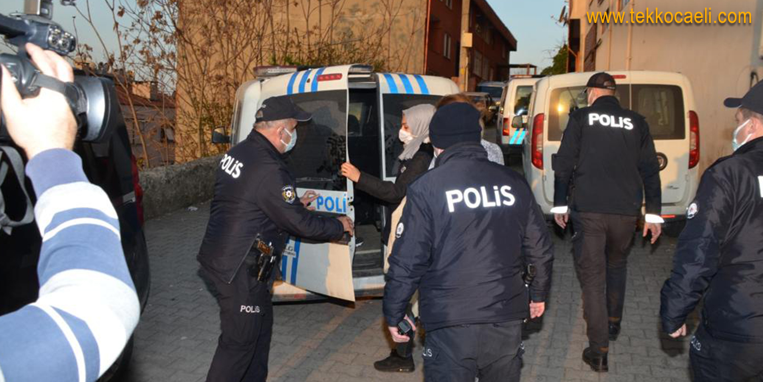 Kocaeli Polisinden Şok Baskınlar; 19 Gözaltı