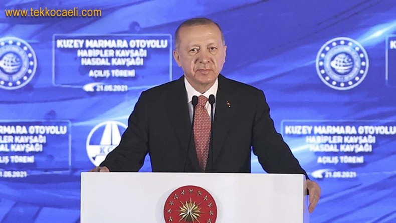 Kuzey Marmara Otoyolunun Açılışında Konuştu