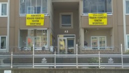 İZTOP Park Evlerinde ‘PANKART’lı Tepki