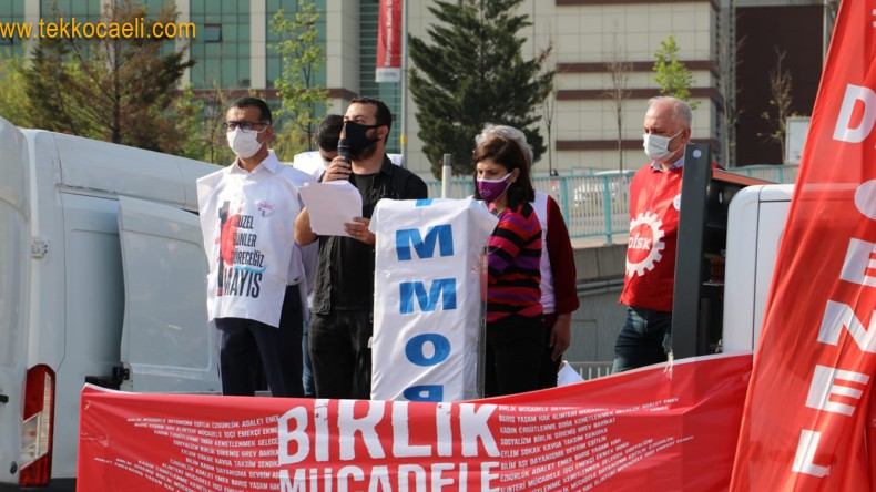 DİSK’in 1 Mayıs Kutlamasında Hürriyet’in Mesajı Okundu