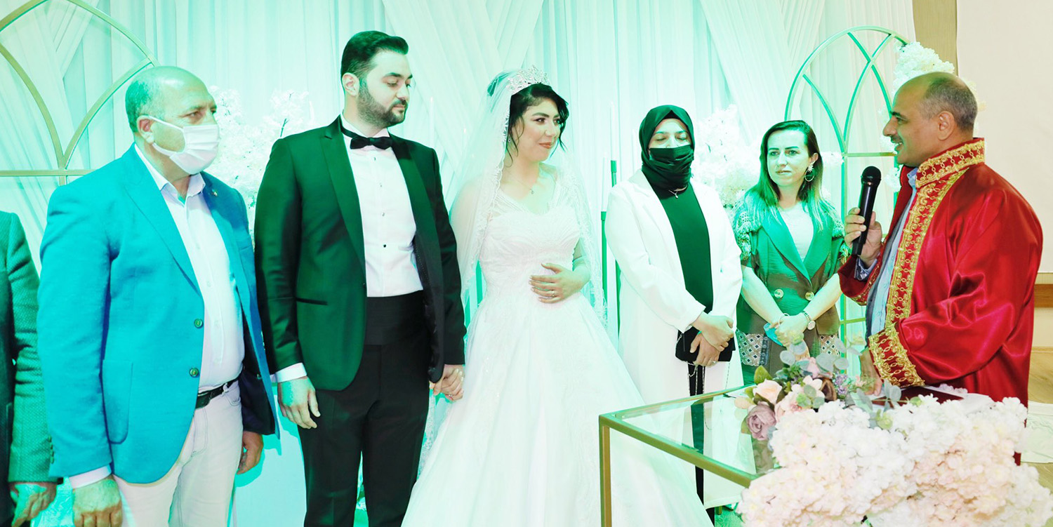 Körfez Belediyesi’nin İki Çalışanı Ayşe Nur ve Doğan Evlendi
