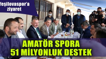 Büyükakın’dan Amatör Spora 51 Milyonluk Yatırım Müjdesi