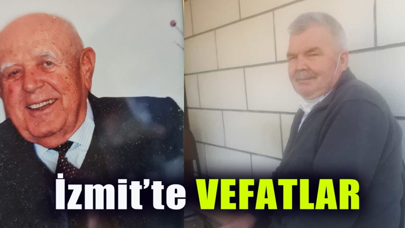 İzmit’te Vefatlar