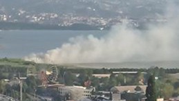 İzmit Sahilinde Yangın