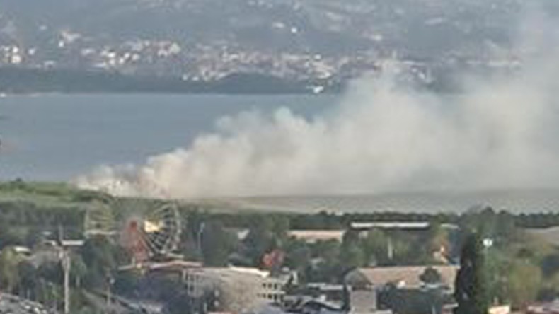 İzmit Sahilinde Yangın