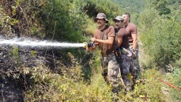 Yangına ‘Özel Harekat’lı Müdahale