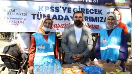 İzmit Belediyesi KPSS Adaylarını Yalnız Bırakmadı