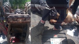 Traktörün Altında Kalan Çiftçi Can Verdi