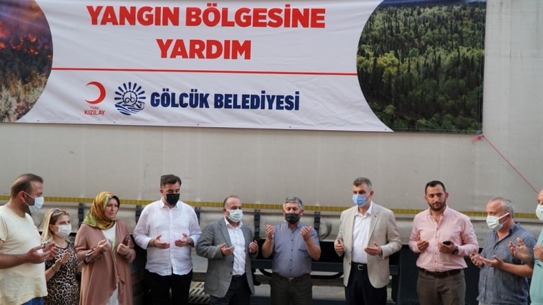 Gölcük Yangından Etkilenen Vatandaşların Yanında