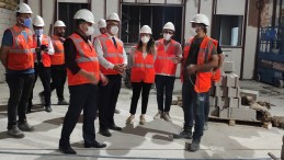 Sağlık Müdürü Pehlevan Şehir Hastanesi İnşaatını İnceledi