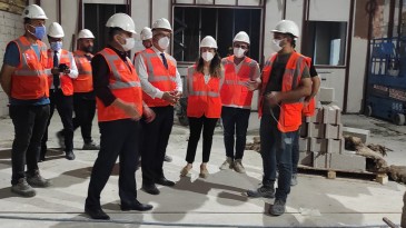 Sağlık Müdürü Pehlevan Şehir Hastanesi İnşaatını İnceledi