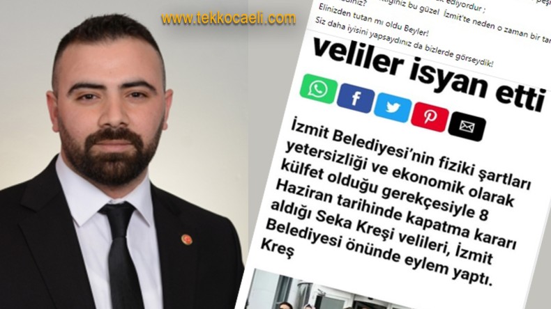 Ali Güney’e Jet Cevap; 17 Yılda Bir Kreş Açamamışlar!