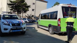 Jandarma’dan Okul Servislerine Denetim