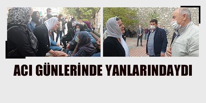 Başkan Hürriyet, Çınar ve Murat Ailelerinin Acısını Paylaştı