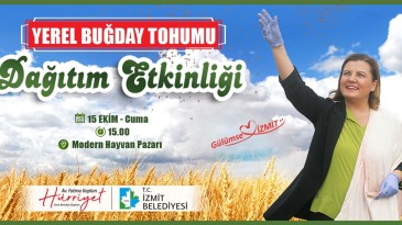 İzmit Belediyesi, Çiftçiye Yerel Buğday Dağıtımına Başlıyor