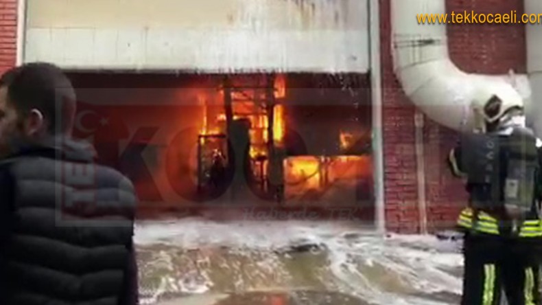 Yağ Fabrikasında Yangın