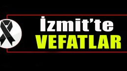 İzmit’te Vefat Edenler