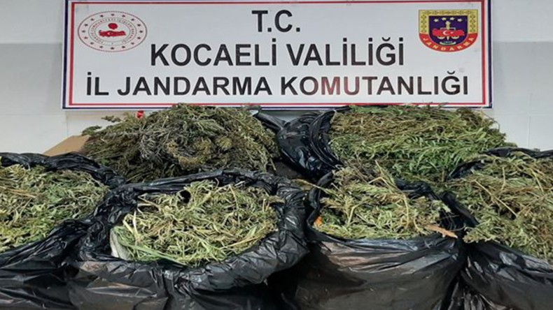 Jandarma’dan İzmit’teki Adrese Uyuşturucu Baskını