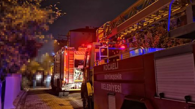 İzmit’te Korkunç Yangın; 1 Ölü