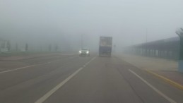 Kocaeli’de Sis; Sürücüler Zor Anlar Yaşadı