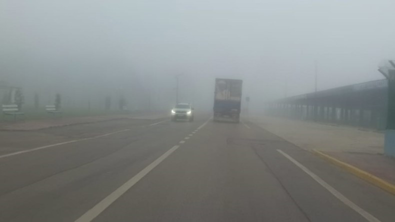 Kocaeli’de Sis; Sürücüler Zor Anlar Yaşadı