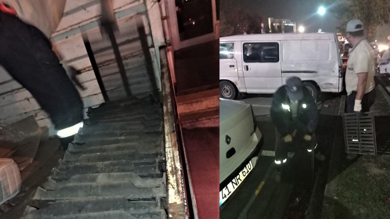 İzmit’te 51 Adet Yağmursuyu Izgarası Çalındı