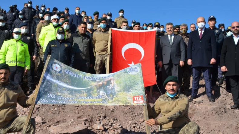 Kocaeli Polisi 700 Fidan Dikti