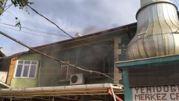 Yenidoğan Yeşil Camii’de Yangın