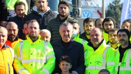 Büyükakın’dan Karla Mücadele Eden Personele Teşekkür