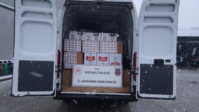 Jandarma’dan Operasyon; 1 Milyon Gümrük Kaçağı…