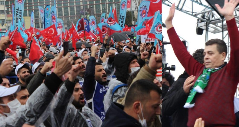 Binlerce Metal İşçisi Haykırdı; ‘Eylemse Eylem, Grevse Grev’