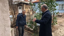 Evi Yanan Aileye Yardım Eli