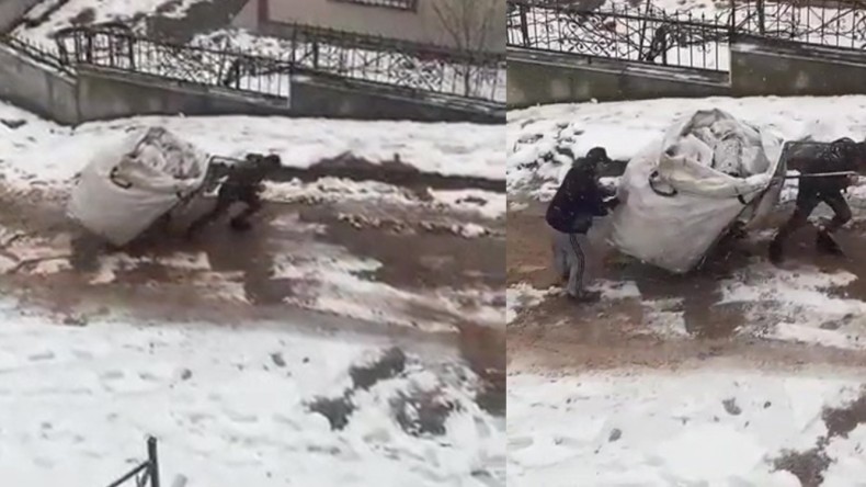 İnsanlık Ölmemiş! İzleyenleri Duygulandırdı