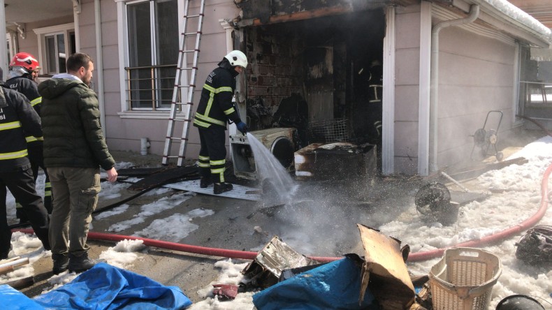 Villada Korkutan Yangın