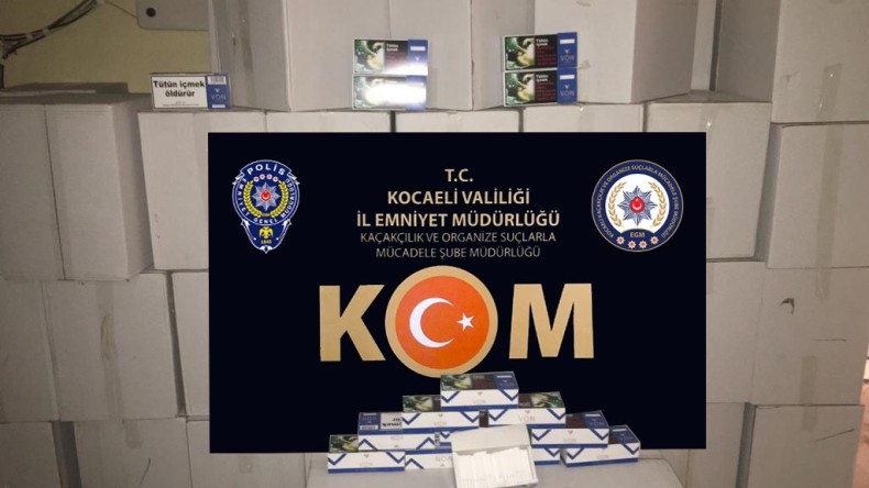 Araçlarda 4 milyon 750 bin makaron ele geçirildi