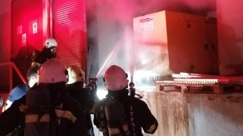 Fabrikada korkutan yangın