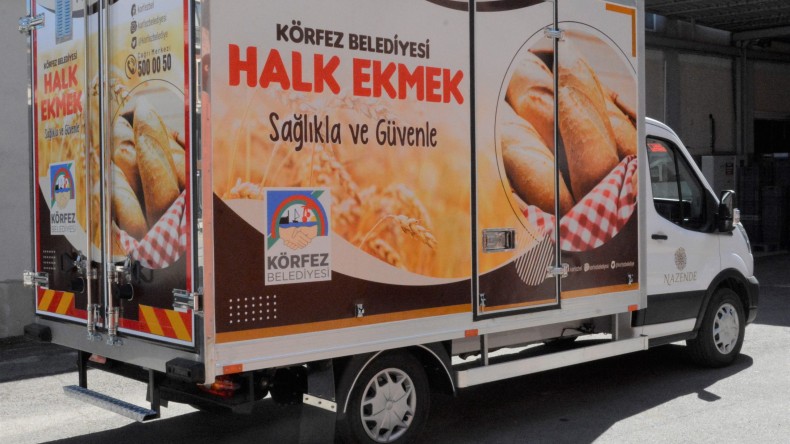 Körfez Belediyesi Halk Ekmek için yeni araç aldı