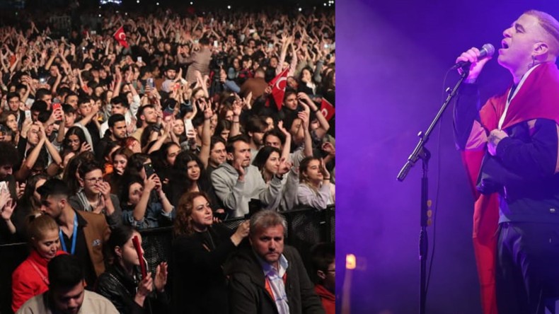 Binlerce genç 19 Mayıs coşkusunu Athena ile yaşadı