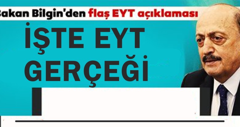 EYT’de flaş gelişme; Masada tek formül var