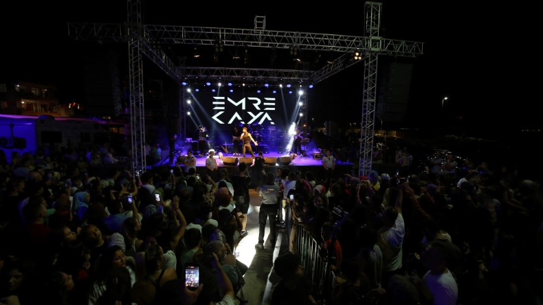 Balık festivaline Emre Kaya damga vurdu