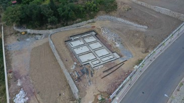 Karamürsel Millet Bahçesi’nin restoran binasının temeli atıldı