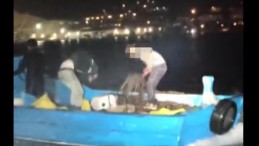 Midye avcıları kaçarken yakalandı