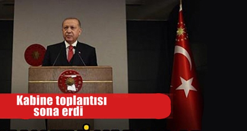 Kabine toplantısı sonrası Cumhurbaşkanı Erdoğan’dan müjdeler…
