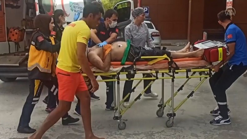 Kumcağız’da denize girmek isterken boğuluyordu